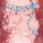 Jeff van den Broeck, The Wrestler, Clay monoprint, 2012